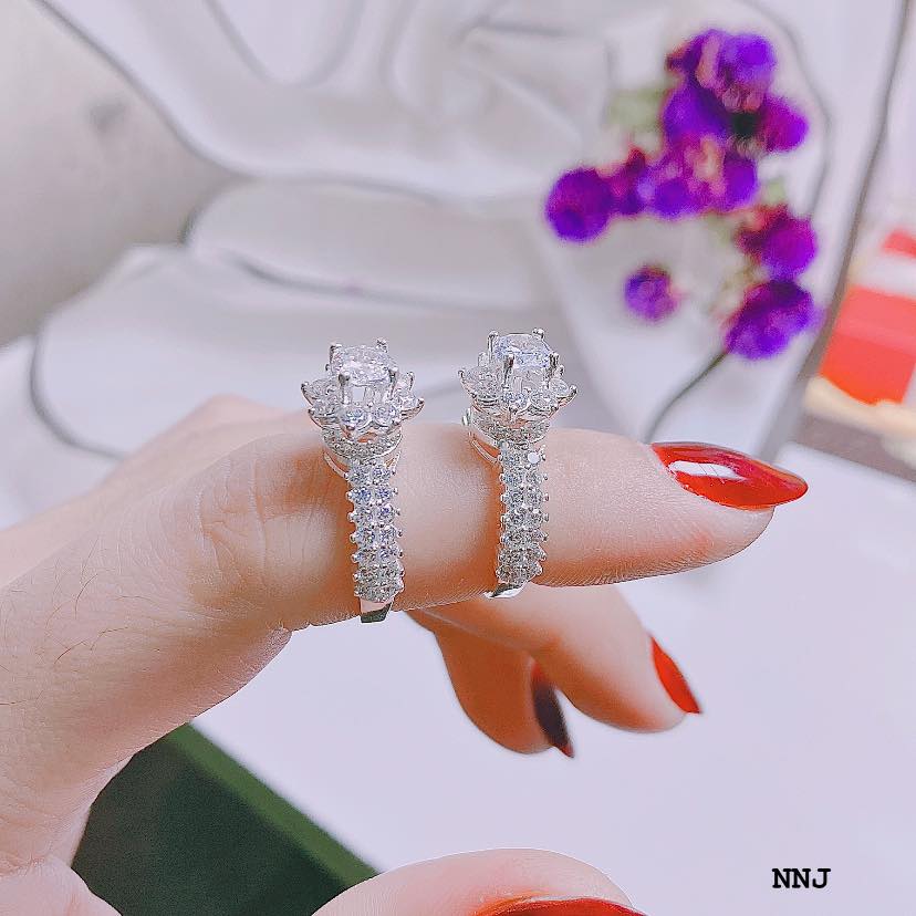 Nhẫn bạc nữ mặt đá cao cấp chất liệu bạc s925 MS0080