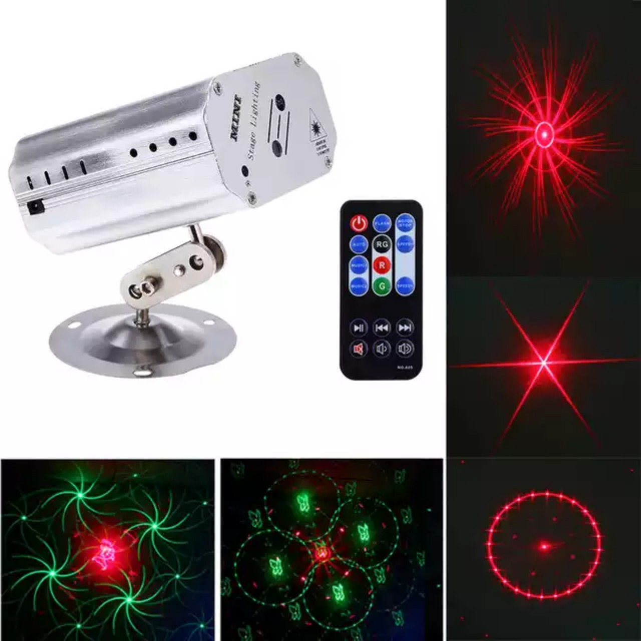 Đèn Laser mini NE 08 có remote