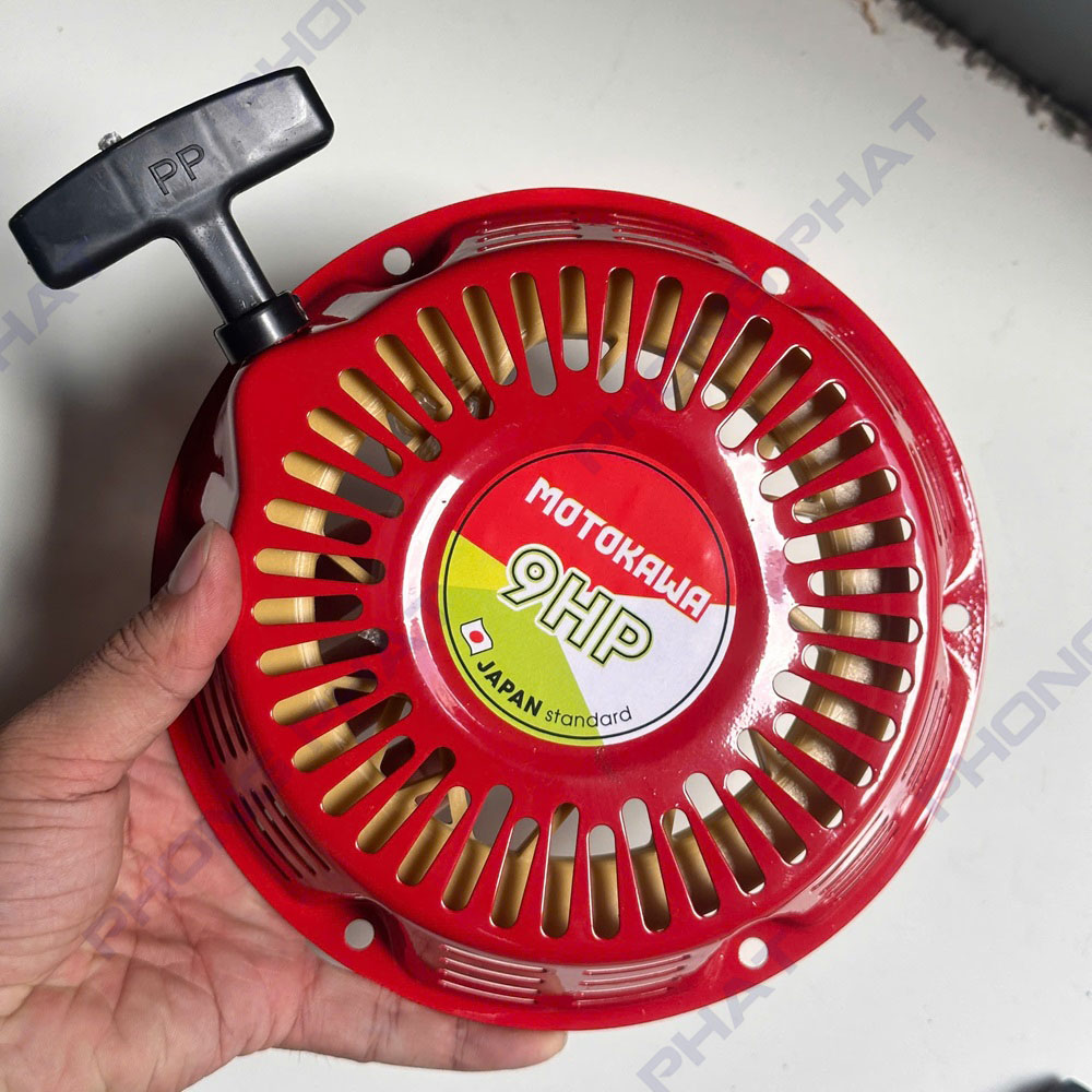 [9HP] Bộ Khởi Động/ Chụp Giật Khởi Động/ Ốp Giật/ Chụp Dựt Máy Xăng Honda GX270, Vikyno 177F