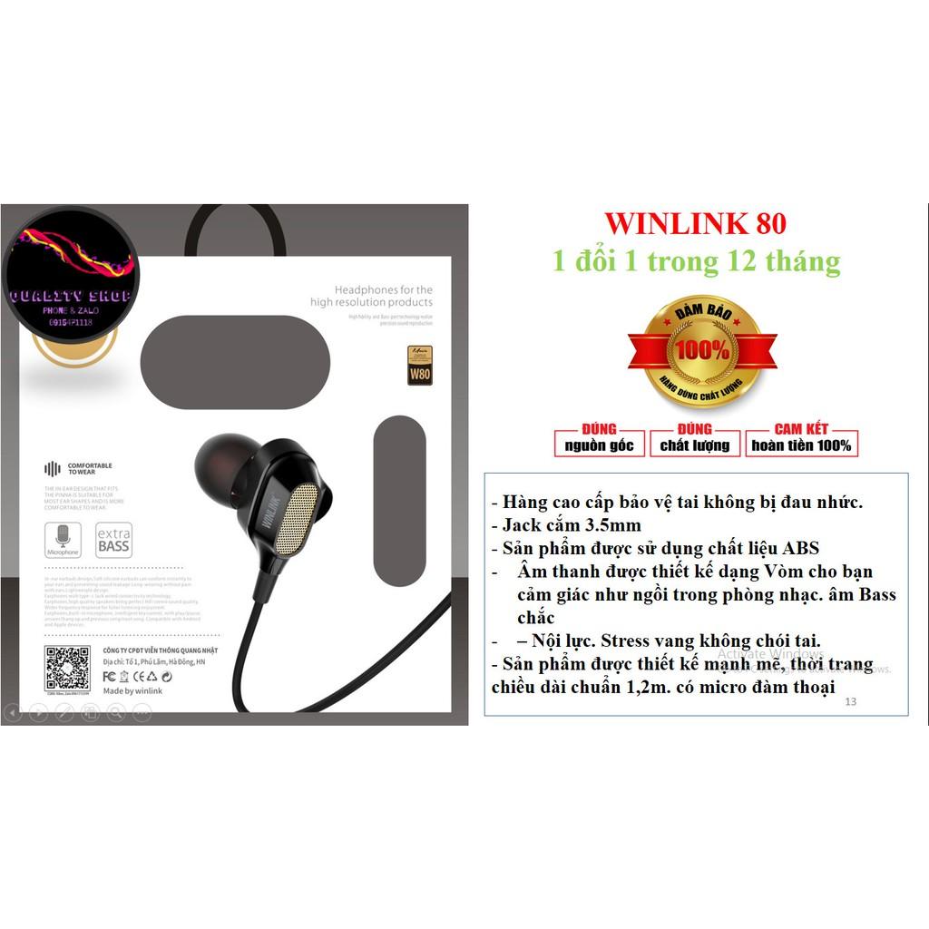 Tai Nghe Thời Trang Winlink 12WL80- Chính hãng