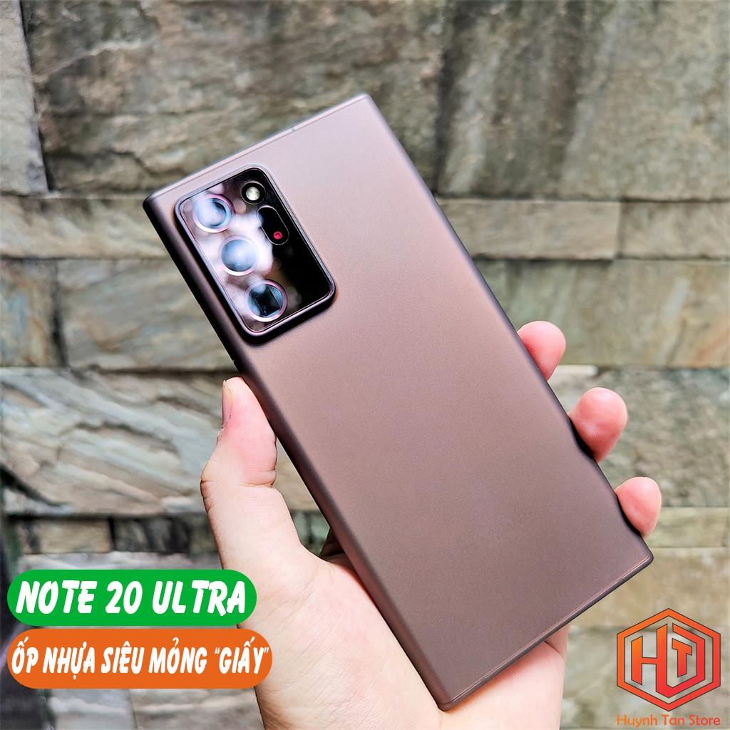 Ốp lưng note 20 s21 s22 ultra note 10 plus s10 5g nhựa siêu mỏng giấy chống bám vân tay như Memumi huỳnh tân store