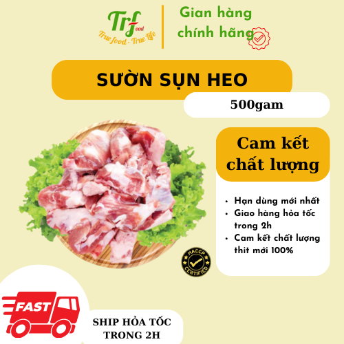 Sườn sụn heo 500g [Chỉ Giao Hà Nội]