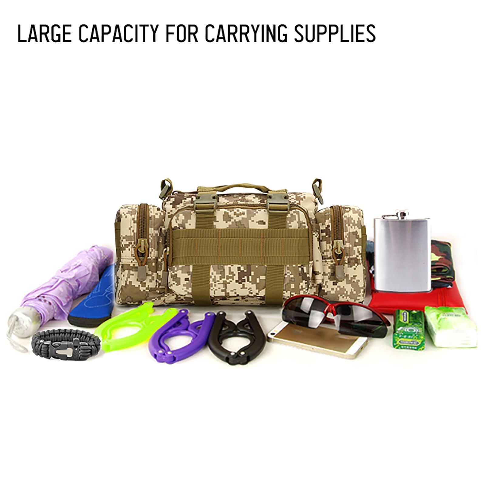 Túi đeo vai thể thao đa năng chất liệu vải oxford chống mài mòn, thiết ké kiểu ngụy trang