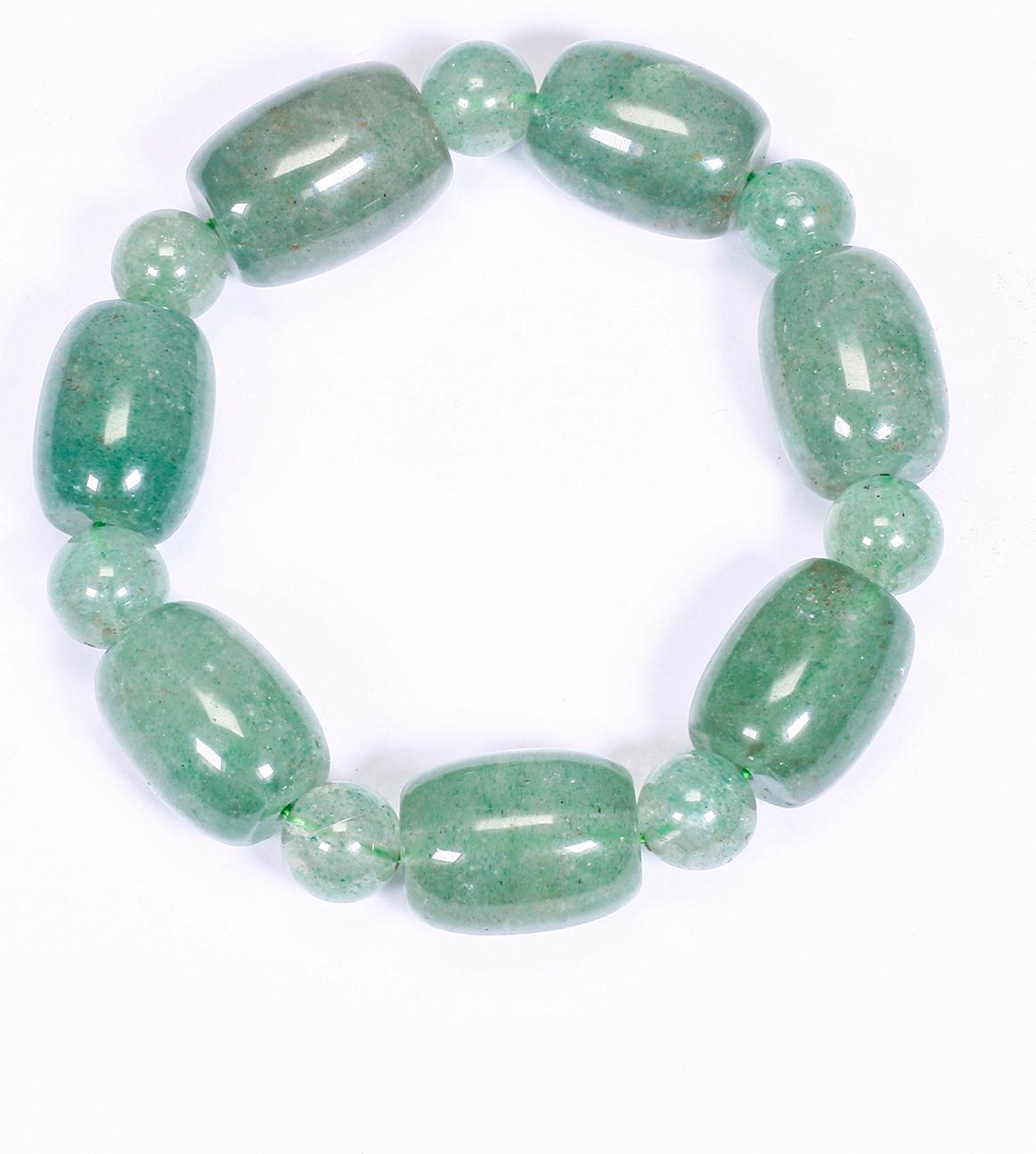 Vòng lu thống đá thạch anh dâu xanh 20x15cm mệnh hỏa, mộc - Ngọc Quý Gemstones