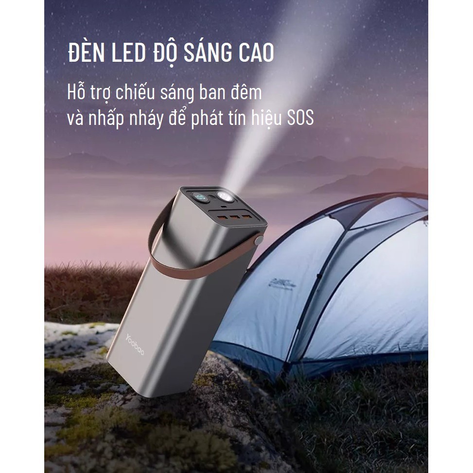 Trạm sạc dự phòng YOOBAO EN1 46200mAh - Sạc nhanh PD3.0 220w- Bảo hành 12tháng 1 đổi 1- HÀNG CHÍNH HÃNG