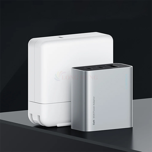 Cốc sạc Cuktech GaN 1USB 2Type-C 65W PD3.0 AD653N - Hàng chính hãng