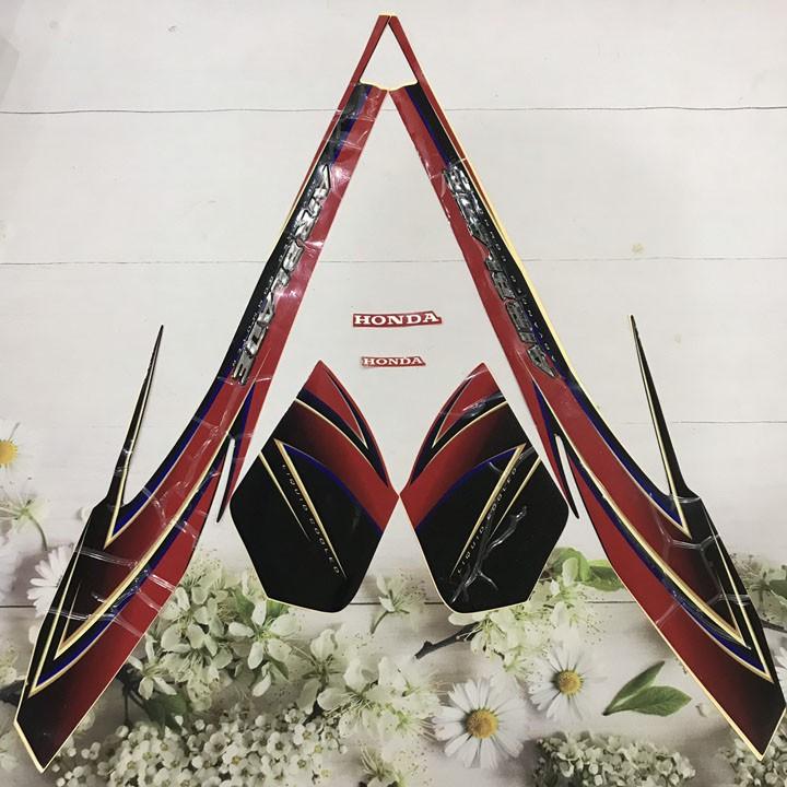 Bộ tem dán dành cho xe Airblade đời 2008 - 2009 màu ĐỎ - A804