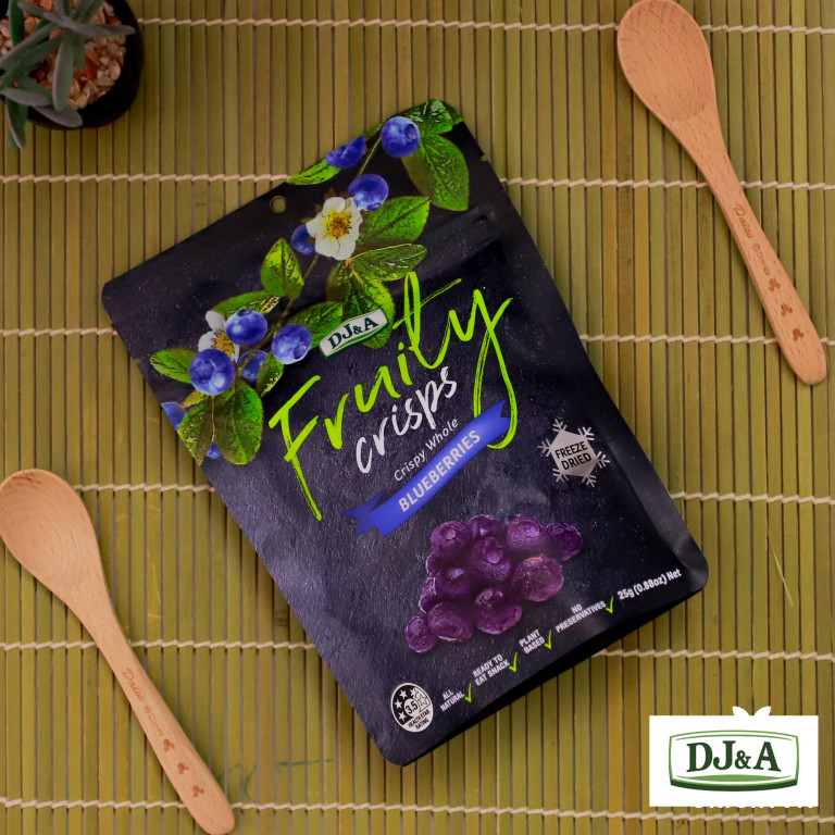 Việt quất sấy DJ&amp;A Blueberries gói 25gr