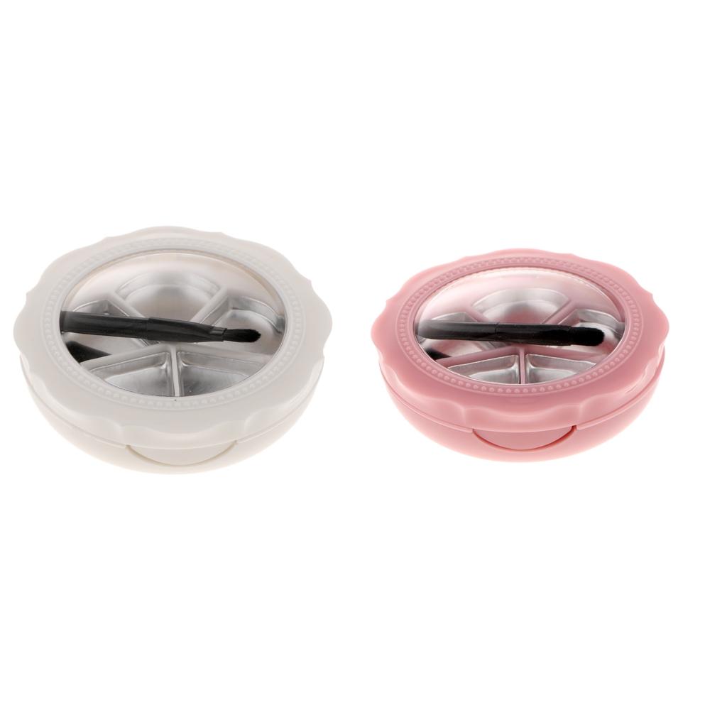 Phấn Mắt Makeup Palette Powder Phấn Mắt Blush Lip Gloss DIY Case