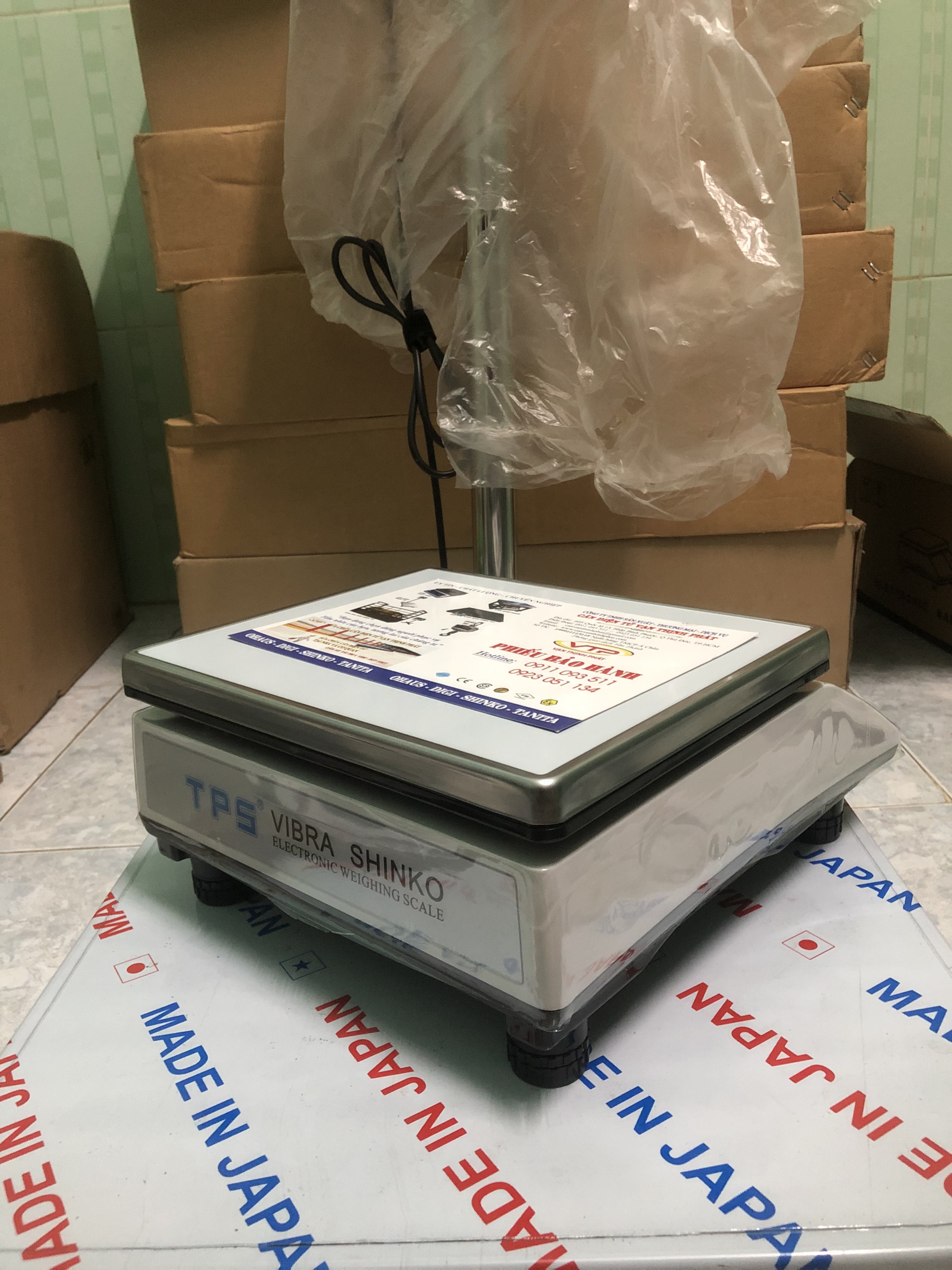 Cân Điện Tử VIBRA SHIKO TPS 15 KG 0.5 G