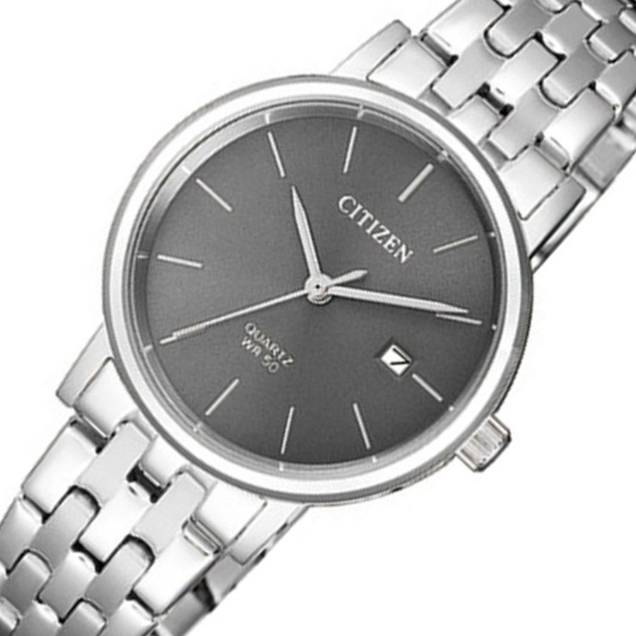 Đồng Hồ Nữ Citizen Dây Thép Không Gỉ EU6090-54H - Mặt Xám