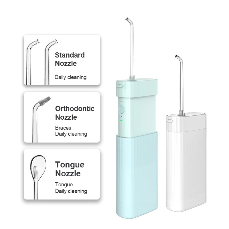 Máy tăm nước nhỏ gọn công suất mạnh mẽ TEKKIN TI-125 vệ sinh răng sạch sẽ