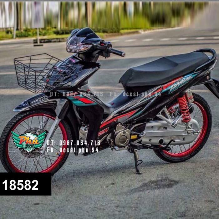 Tem rời Wave S thái xe đen