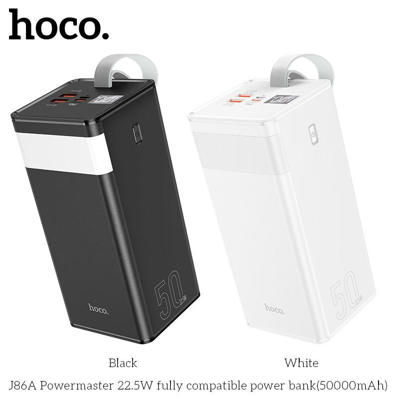 Sạc dự phòng nhanh 40.000, 50.000, 60.000 mAh Hoco J86/J86A/J86B 22.5W có đèn LED hàng chính hãng - 50000