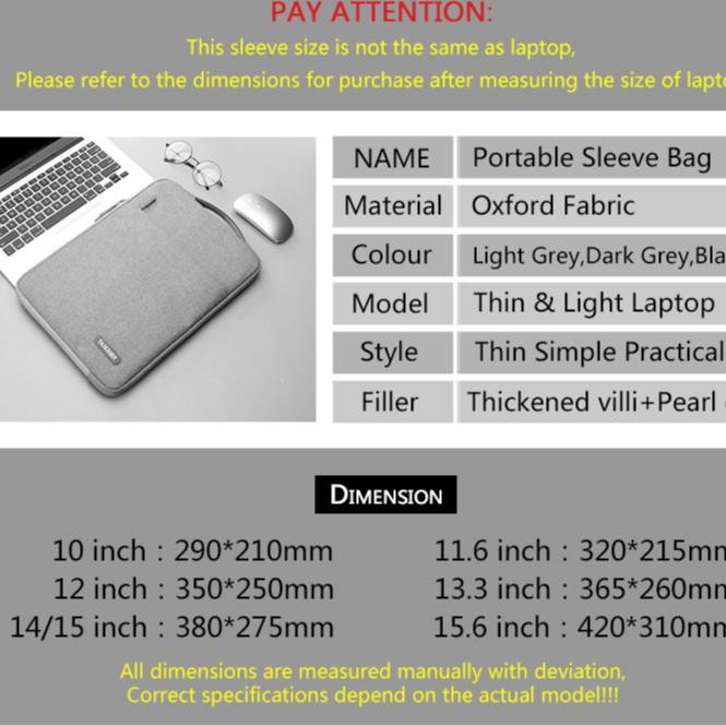 Túi xách chống sốc dành cho ipad Macbook Laptop , Surface