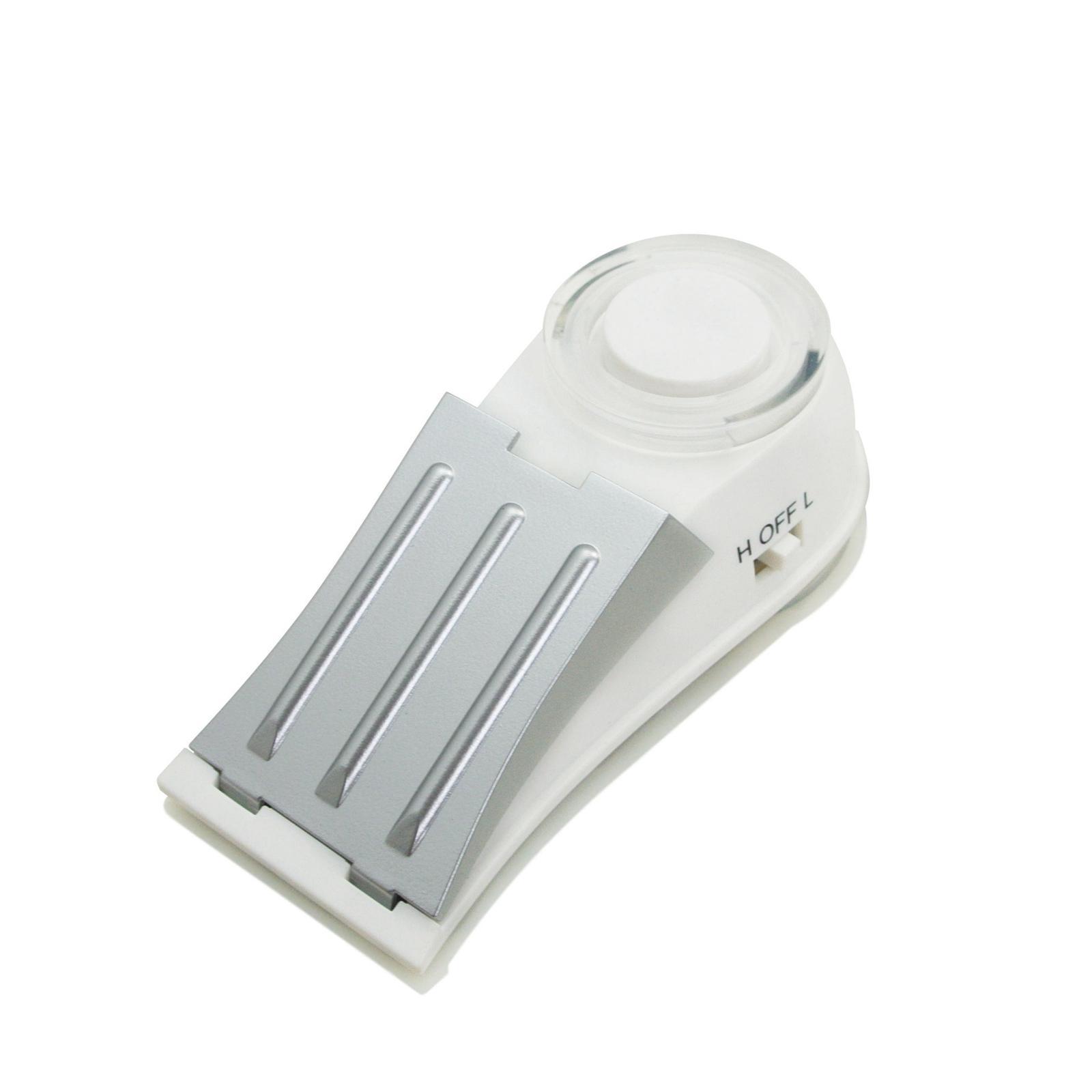 Door Stop Alarm with Alert and Light Window Vibration Alarm Door Stop Wedge Alarm for Window