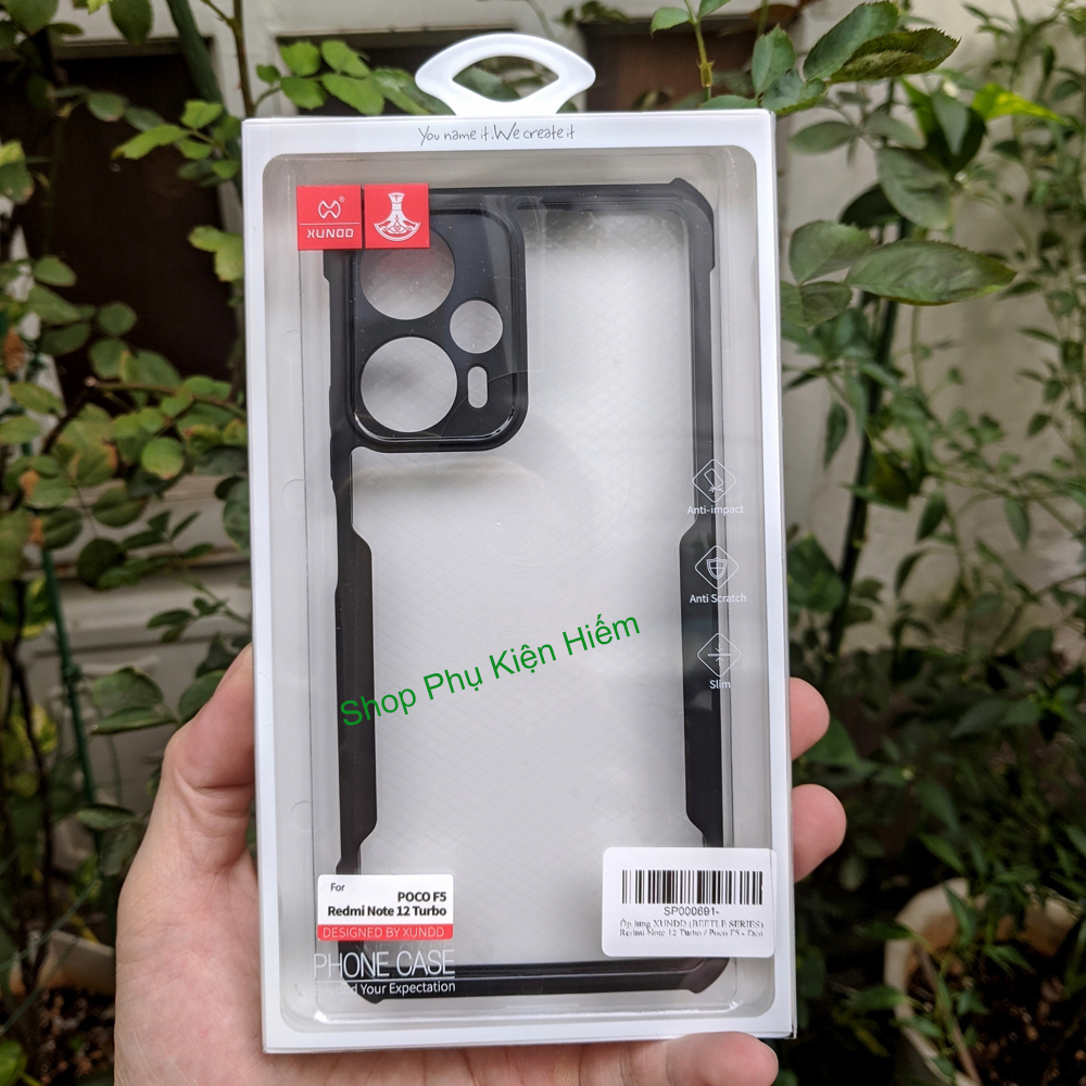 Ốp lưng dành cho Redmi Note 12 Turbo - Poco F5 5G cao cấp Xundd - Hàng nhập khẩu