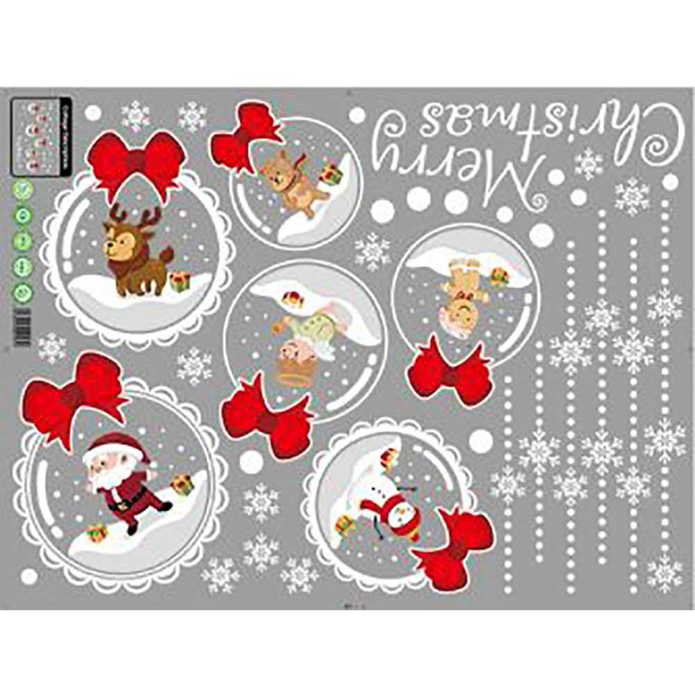 DECAL TRANG TRÍ NOEL 2 MẶT 2021 SỐ 25