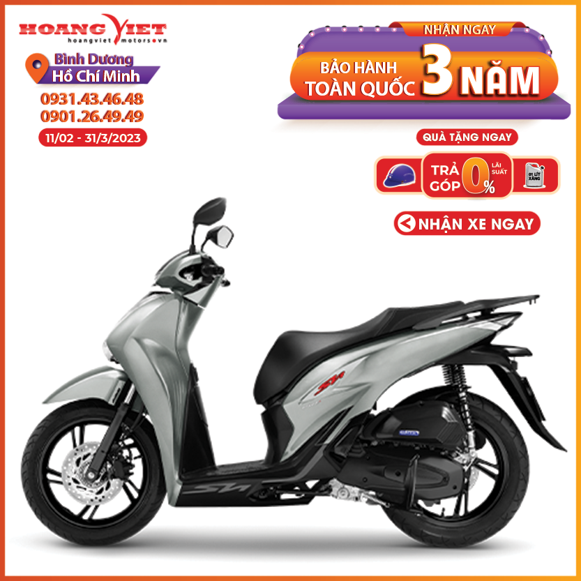 Xe Máy Honda SH150i Thể thao ABS 2022- Xám Đen