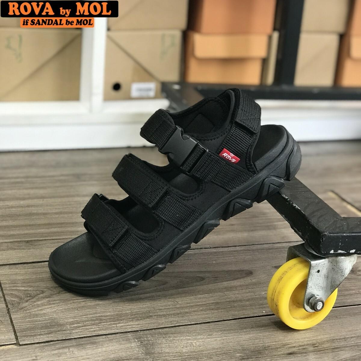 Sandal nam 3 quai dán xé hiệu Rova RV603BB