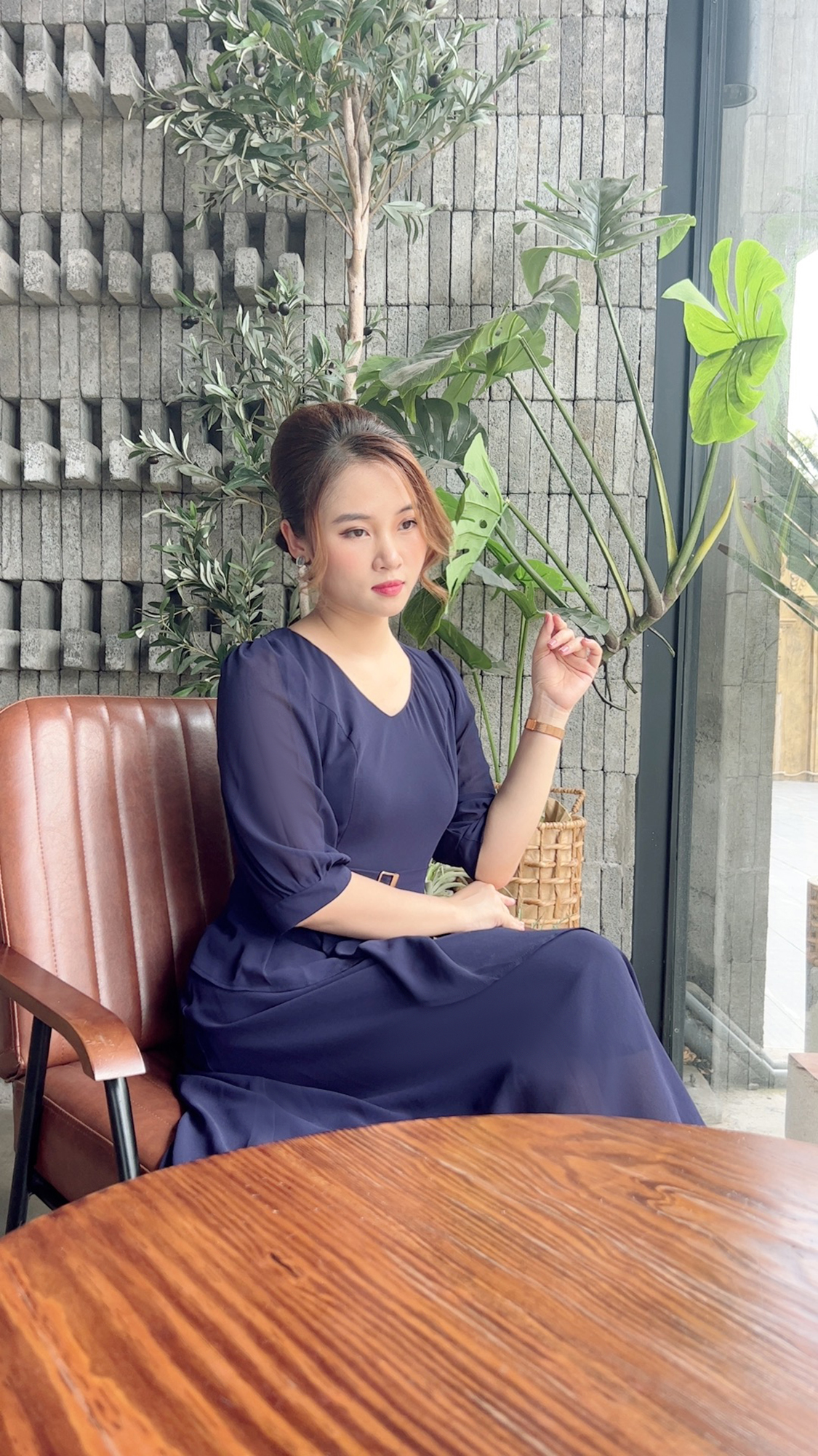 Đầm Quý Bà Sang Trọng [ Linh Trà ] (TM 481) Cao Cấp Vải Voan Chiffon Thoải Mái Quý Phái Bigsize Dễ Mặc Cho Tuổi Trung Niên