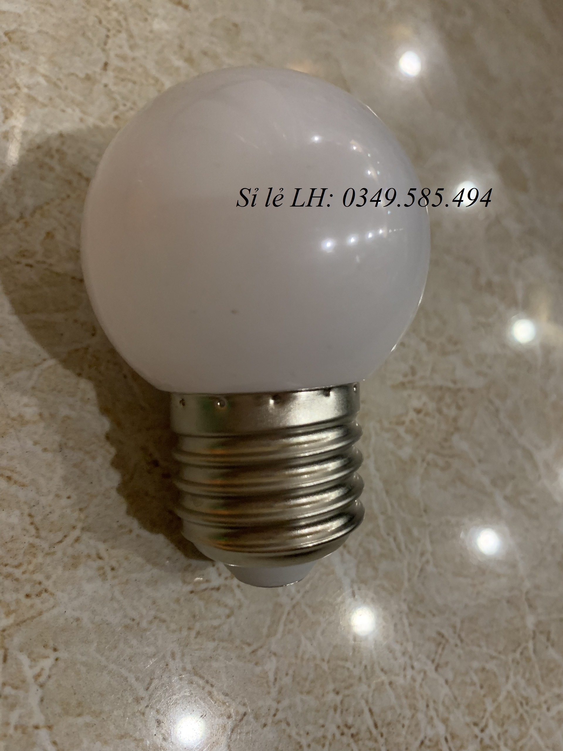 Bóng chanh đèn led 1W, 3W nhiều màu, đèn led trang trí ngoài trời, chống nước [Xả kho