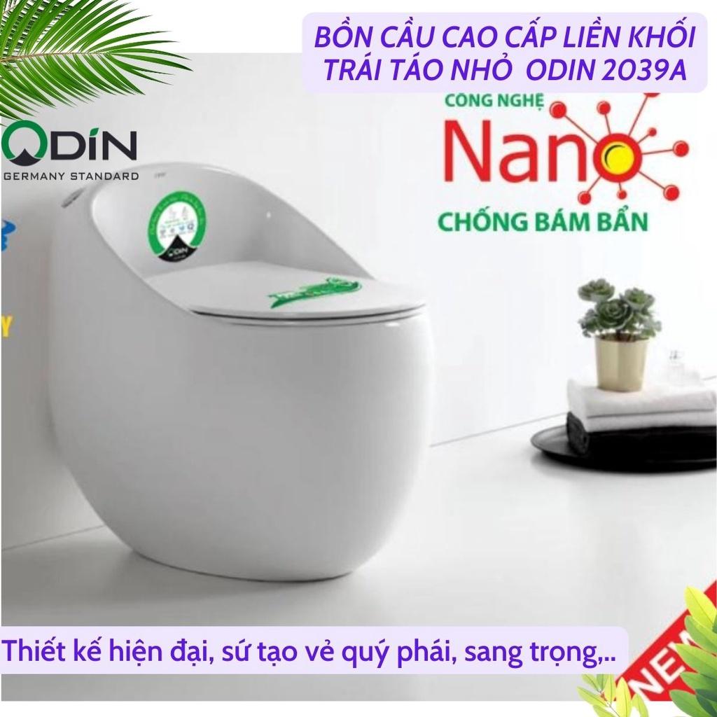 BỒN CẦU LIỀN KHỐI CAO CẤP TRÁI TÁO NHỎ ODIN 2039A