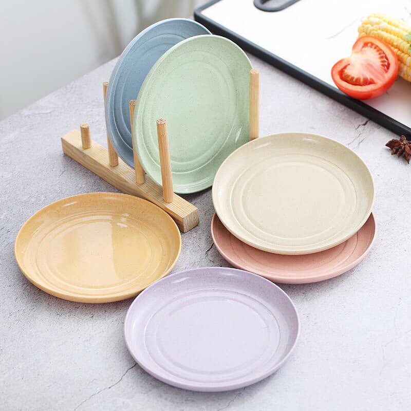 Combo 6 đĩa nhựa lúa mạch cao cấp tiện lợi HBH