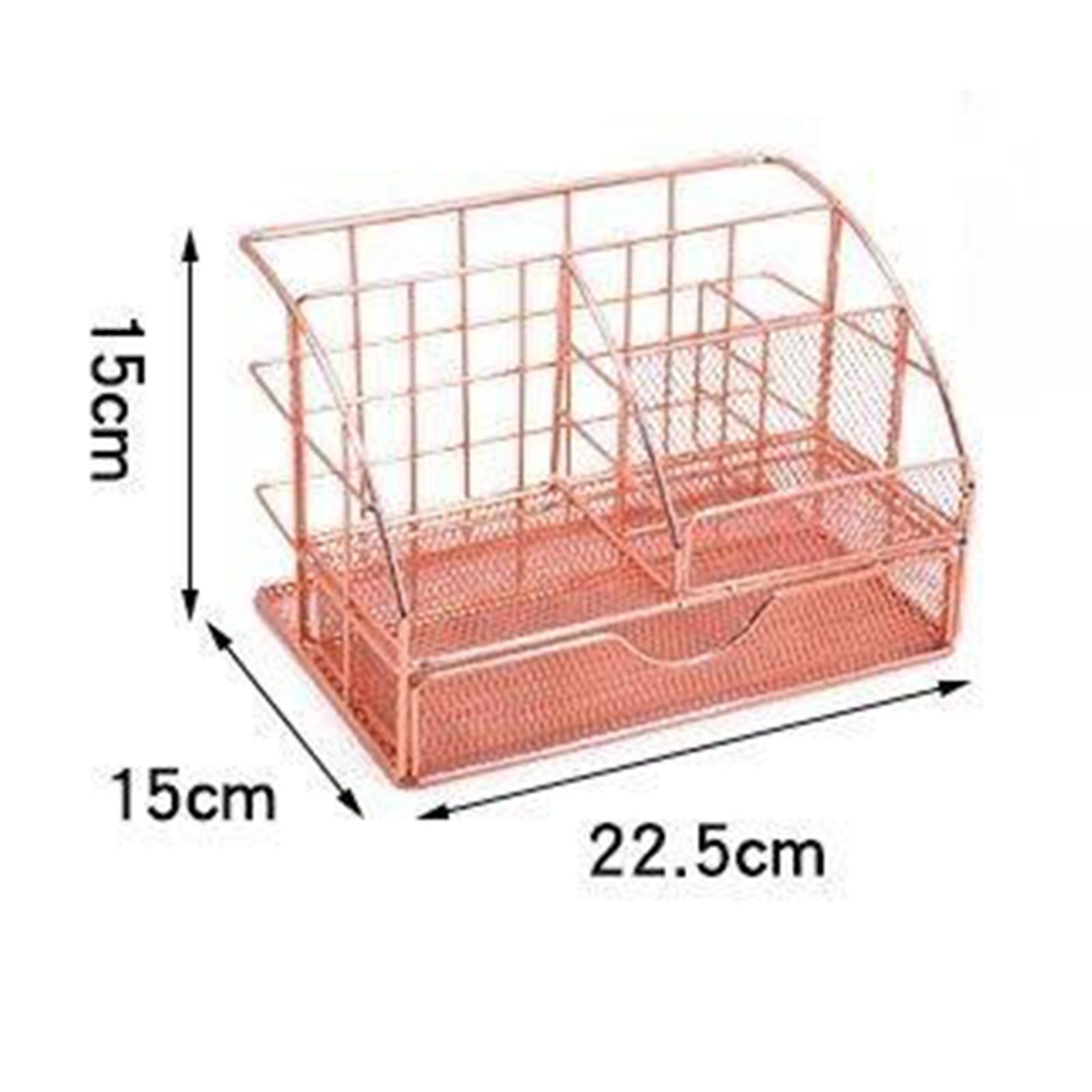 5 Grids Makeup Organizer Desk Cosmetic Storage Pen Pencil Lipstick Case Holder