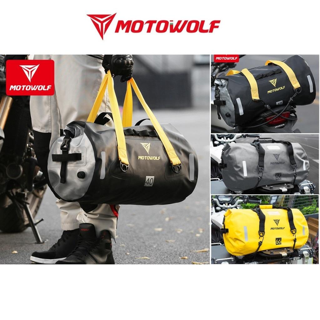 Túi chống nước MOTOWOLF MDL0701B  (kèm 2 dây có móc 2 đầy chắc chắn)- Túi chống thấm nước tuyệt đối - Đen