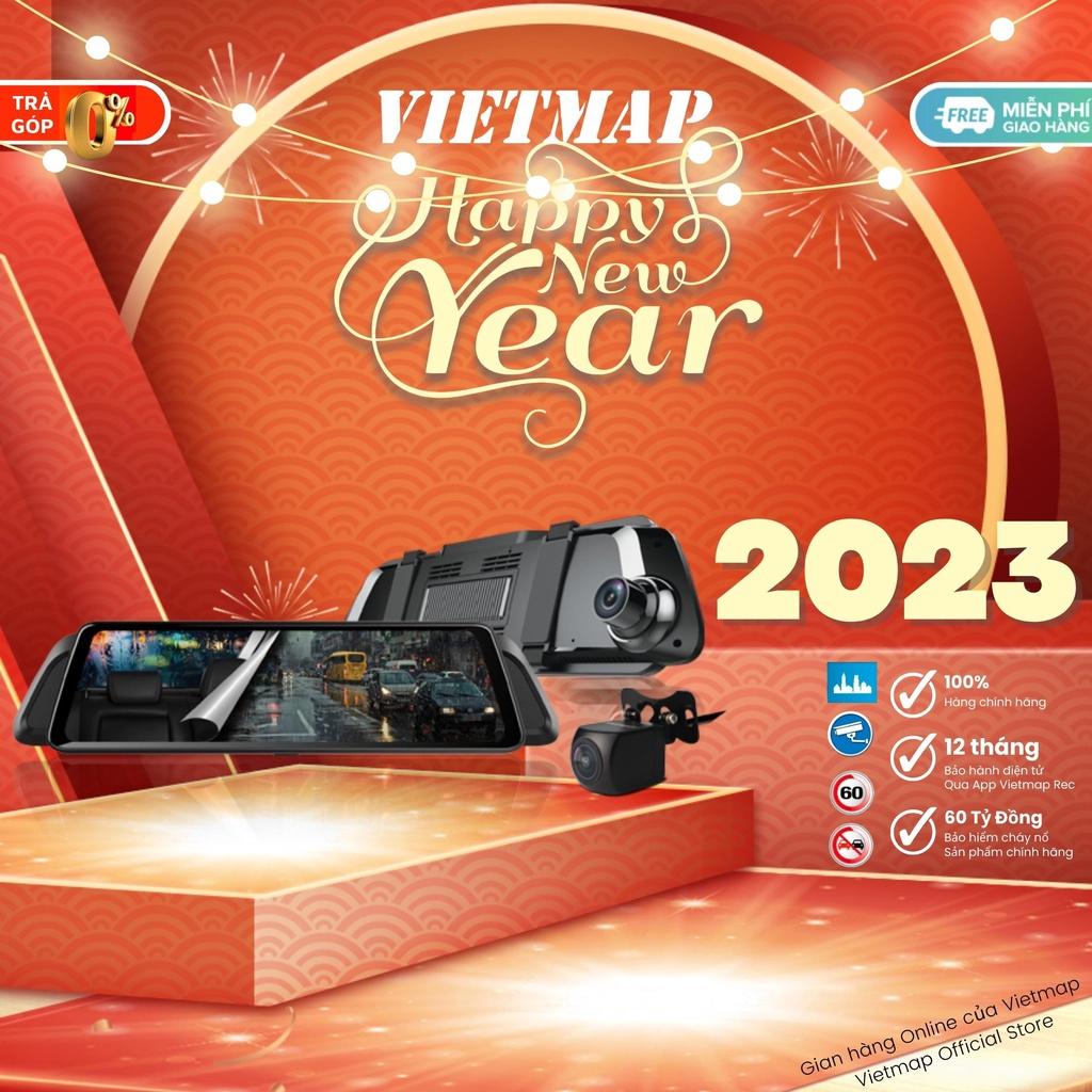 Camera hành trình Vietmap P2 - Dẫn đường S1+Cảnh báo giao thông bằng giọng nói ghi hình trước sau