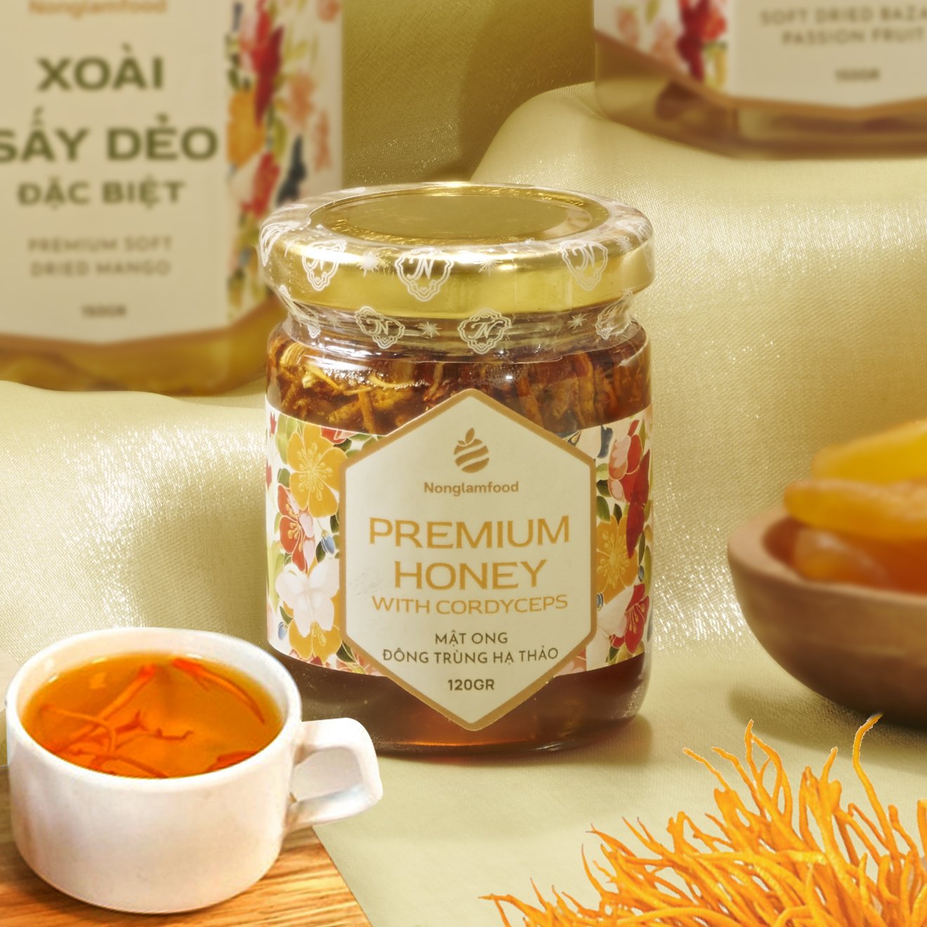 Set quà tết cao cấp Tết Phúc Lộc 1 Nonglamfood | Quà tặng cao cấp Xuân Giáp Thìn cho người thân, bạn bè, doanh nghiệp