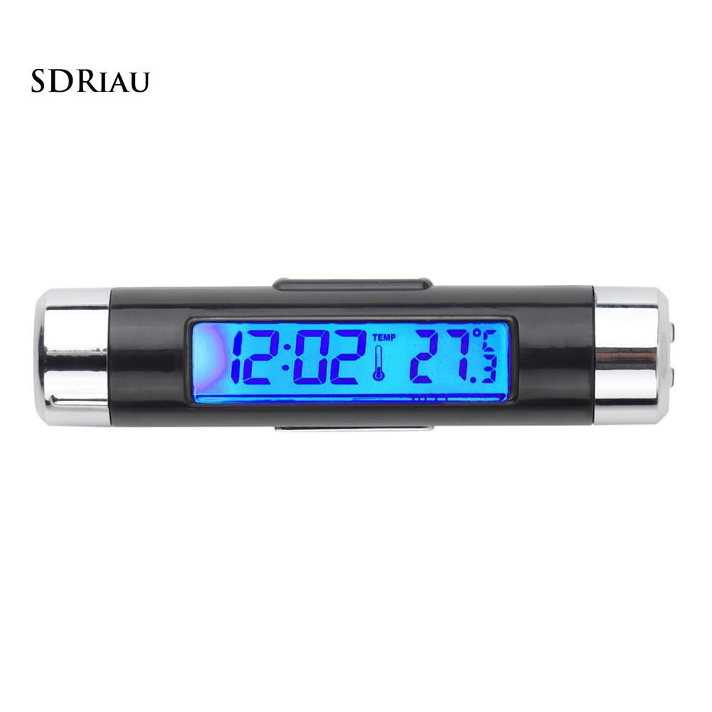 Đồng Hồ Nhiệt Kế Màn Hình Lcd Cho Xe Hơi