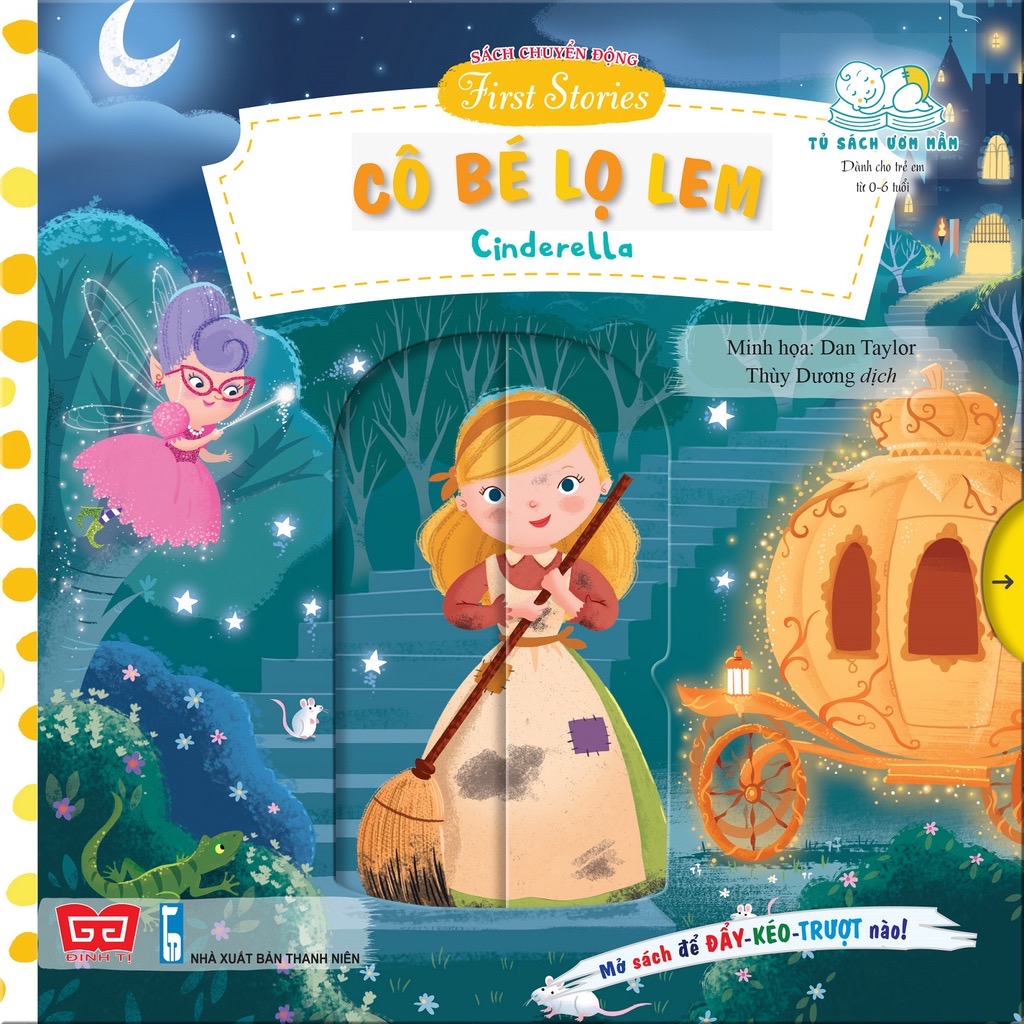 Sách Tương Tác Chuyển Động First Stories Cho Bé 0 - 6 Tuổi - Đinh Tị - Mộc Nhiên