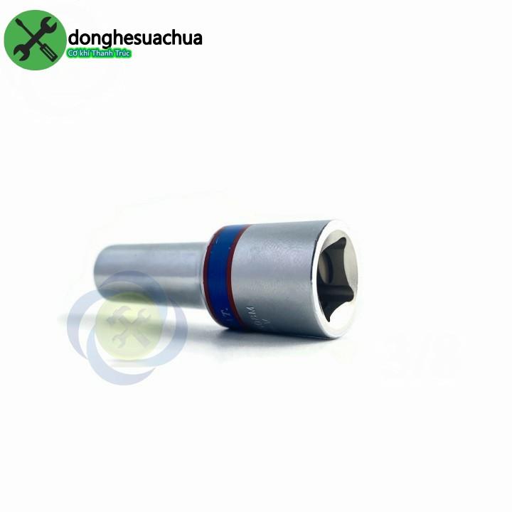 Tuýp 9mm loại 3/8 dài 63mm có 6 cạnh màu trắng Kingtony 323509M