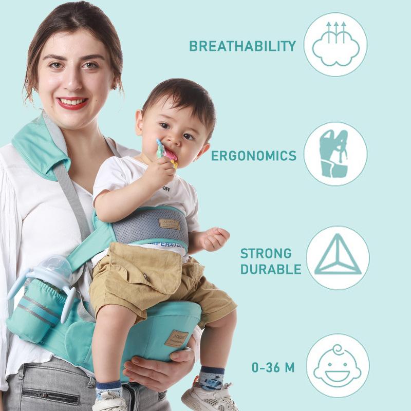 Em Bé Eo Phân Xe Tập Đi Cho Bé Sling Giữ Dây Lưng Ba Lô Hipseat Đai Trẻ Em Có Thể Điều Chỉnh Cho Trẻ Sơ Sinh Hông Ghế Nhiều Màu