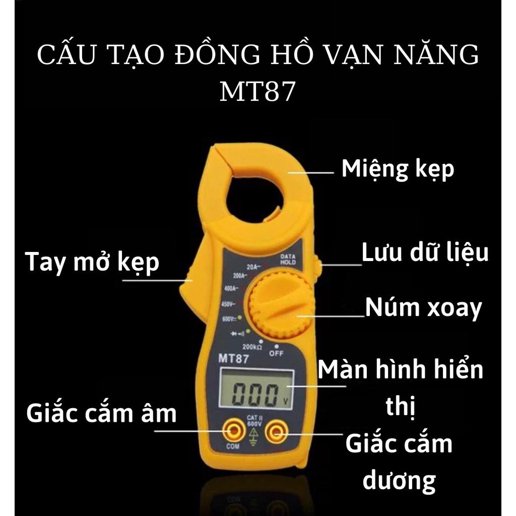 Đồng hồ ampe kìm kẹp dòng điện Đo Tụ,Tần Số, Nhiệt Độ Dòng Điện, Điện Áp, Điện Trở, Điện Dung,đồng hồ kẹp dòng