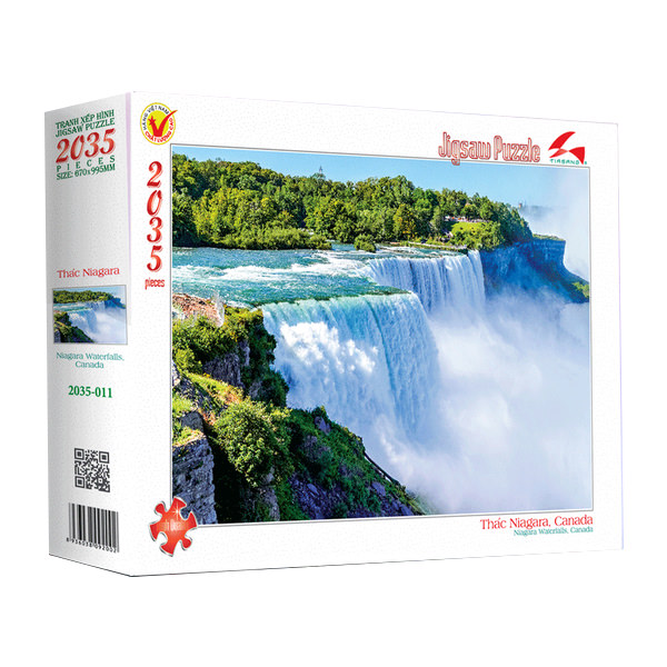 Tranh xếp Hình Tia Sáng Thác Niagara Canada (2035 Mảnh Ghép)