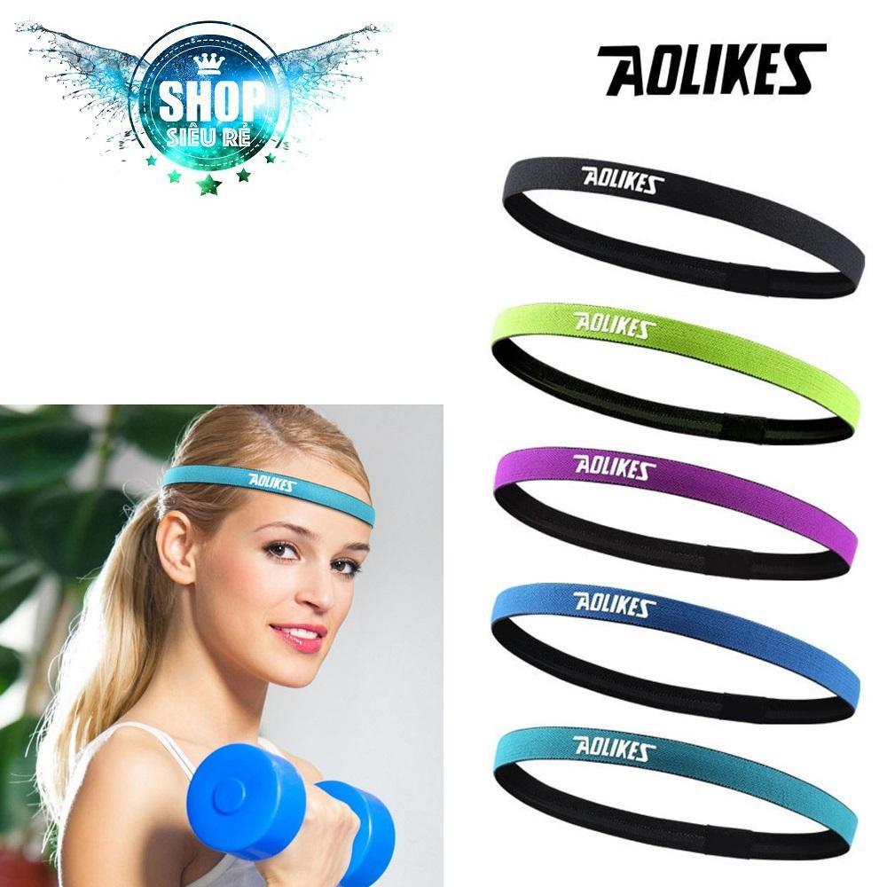 Băng Chặn mồ hôi trán Aolikes Chính Hãng, Thể Thao sành điệu co dãn chống trượt TT17