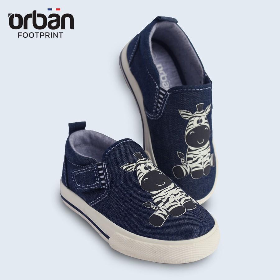 Giày Slipon bé trai Urban UB1902 xanh bò