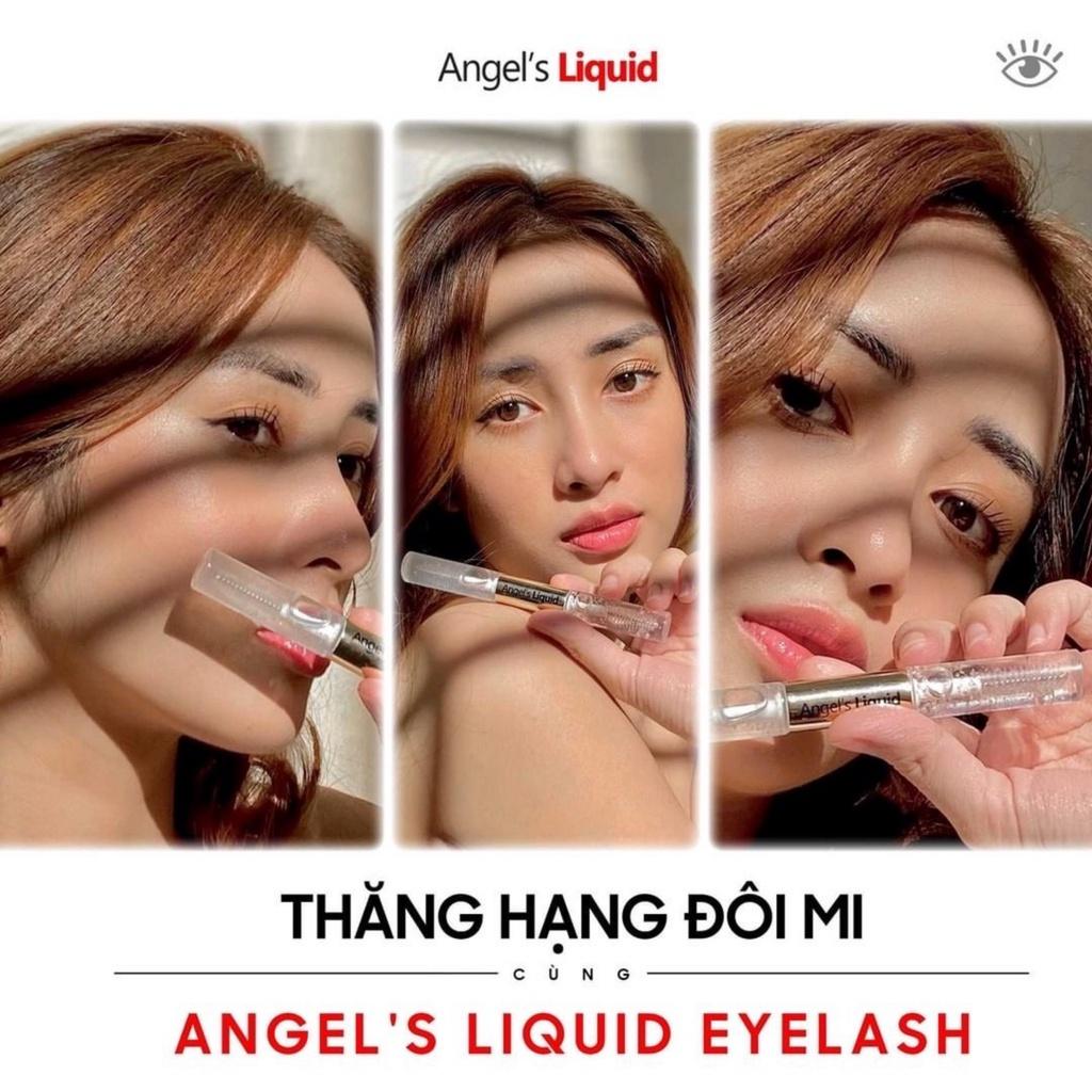 Mascara Angel Liquid - Tinh Chất Dưỡng Mi Dày Và Dài 2 Bước Eyelash Essence 5ml &amp; Ampoule 5ml