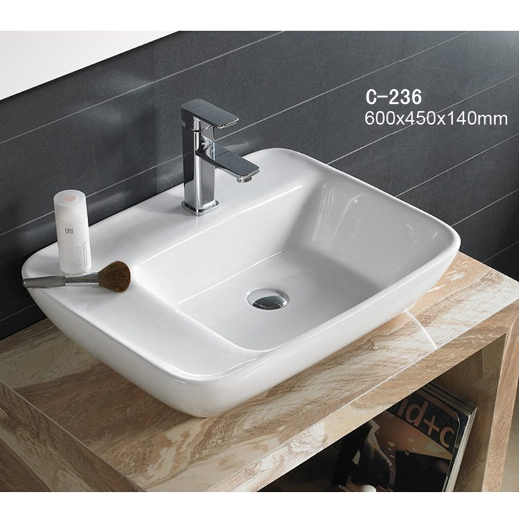 CHẬU LAVABO CAO CẤP MEN NANO TRẮNG SÁNG