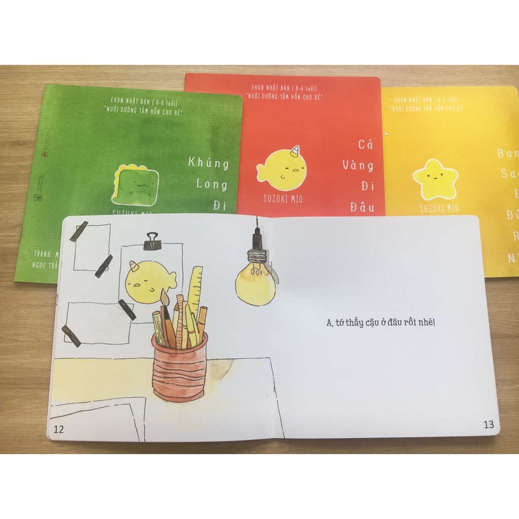 Combo : Sách Ehon - Đi Đâu Thế Dành Cho Trẻ Từ 0 - 6 Tuổi