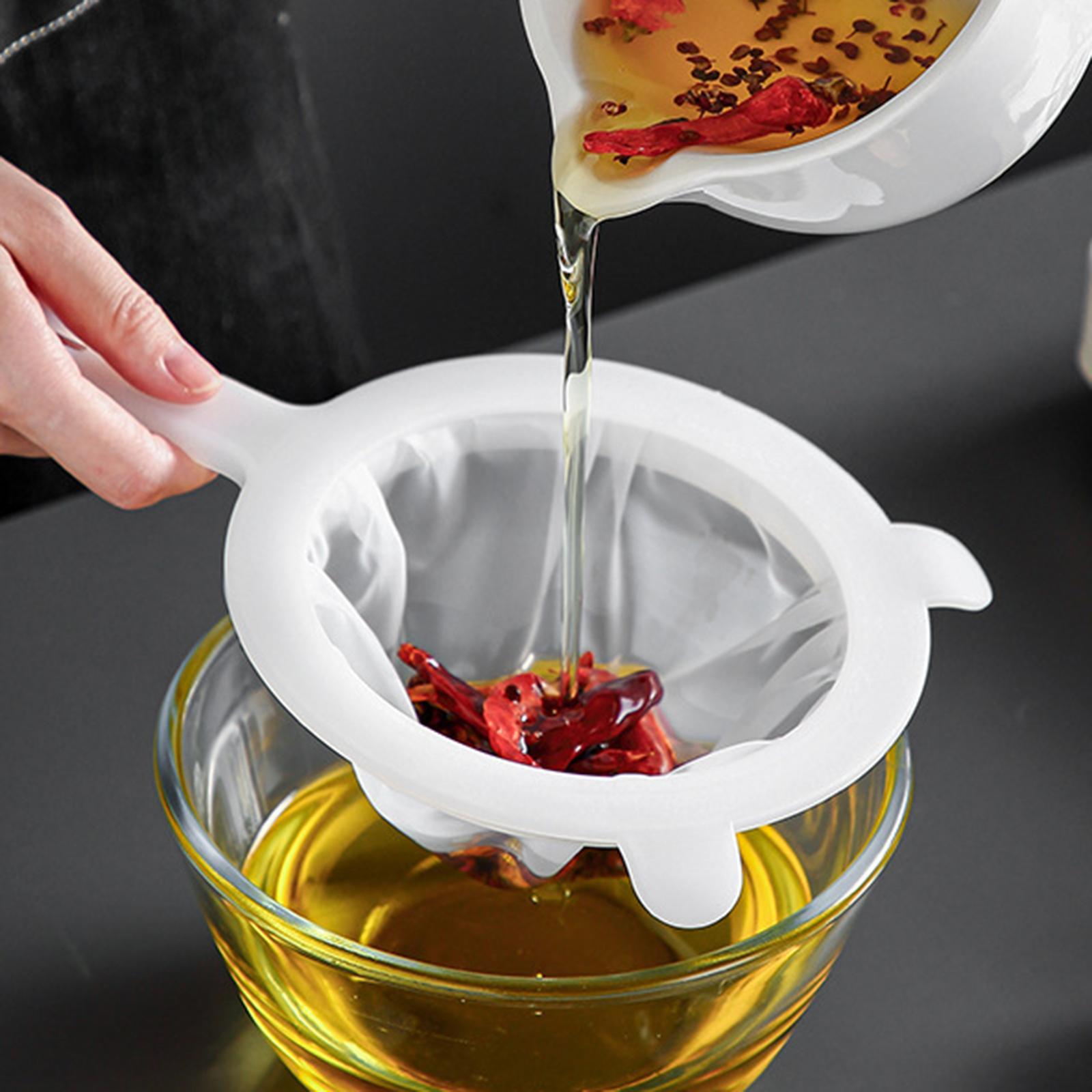 Reusable Food Strainers Mesh Sieve Filter for Tea Yogurt Soy Milk