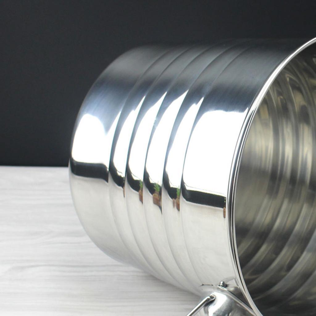 Stainless Steel Ice Bucket Wine Cooler Champagne Cooler Indoor Outdoor L