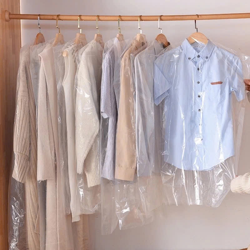 COMBO 10 Túi bọc quần áo chống bụi bẩn, nấm mốc 60x90cm