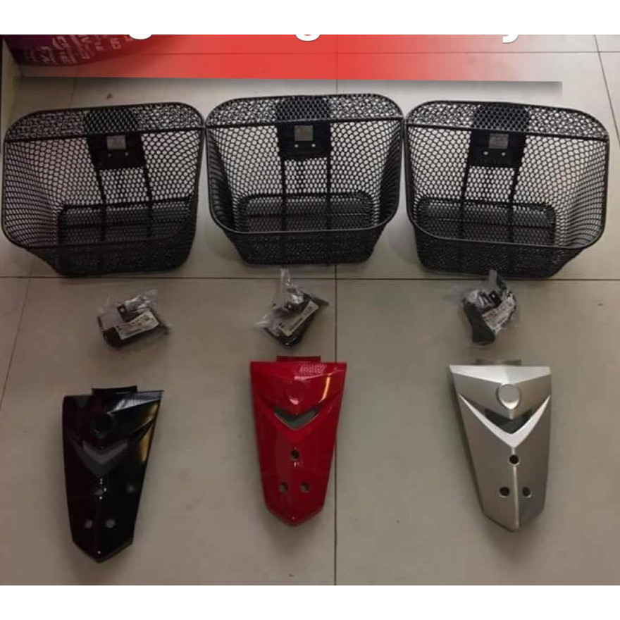 COMBO 3 MÓN  CHO XE SIRIUS ( BẠC, TRẮNG, ĐEN ĐỎ CAO CẤP