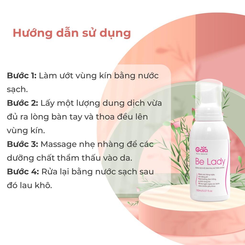 Dung Dịch Vệ Sinh Phụ Nữ Trầu Không PIZKIE Be Lady 150ml