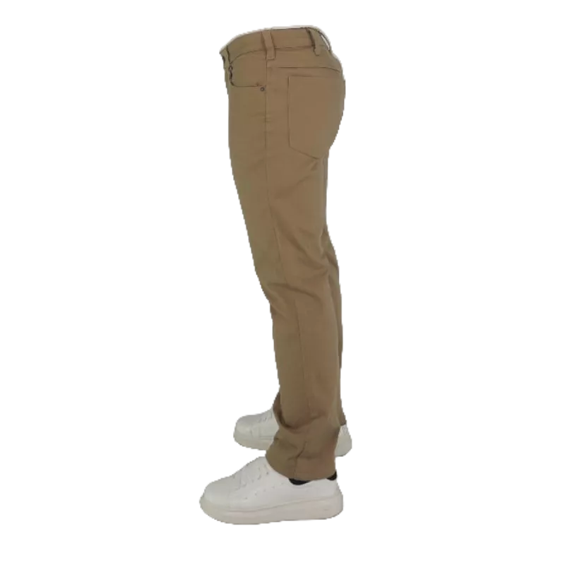 Quần slim fit nam Q3 BEIGE, quần bò ống đứng siêu đẹp, cotton cao cấp co dãn 4 chiều - Thương hiệu Samma Jeans
