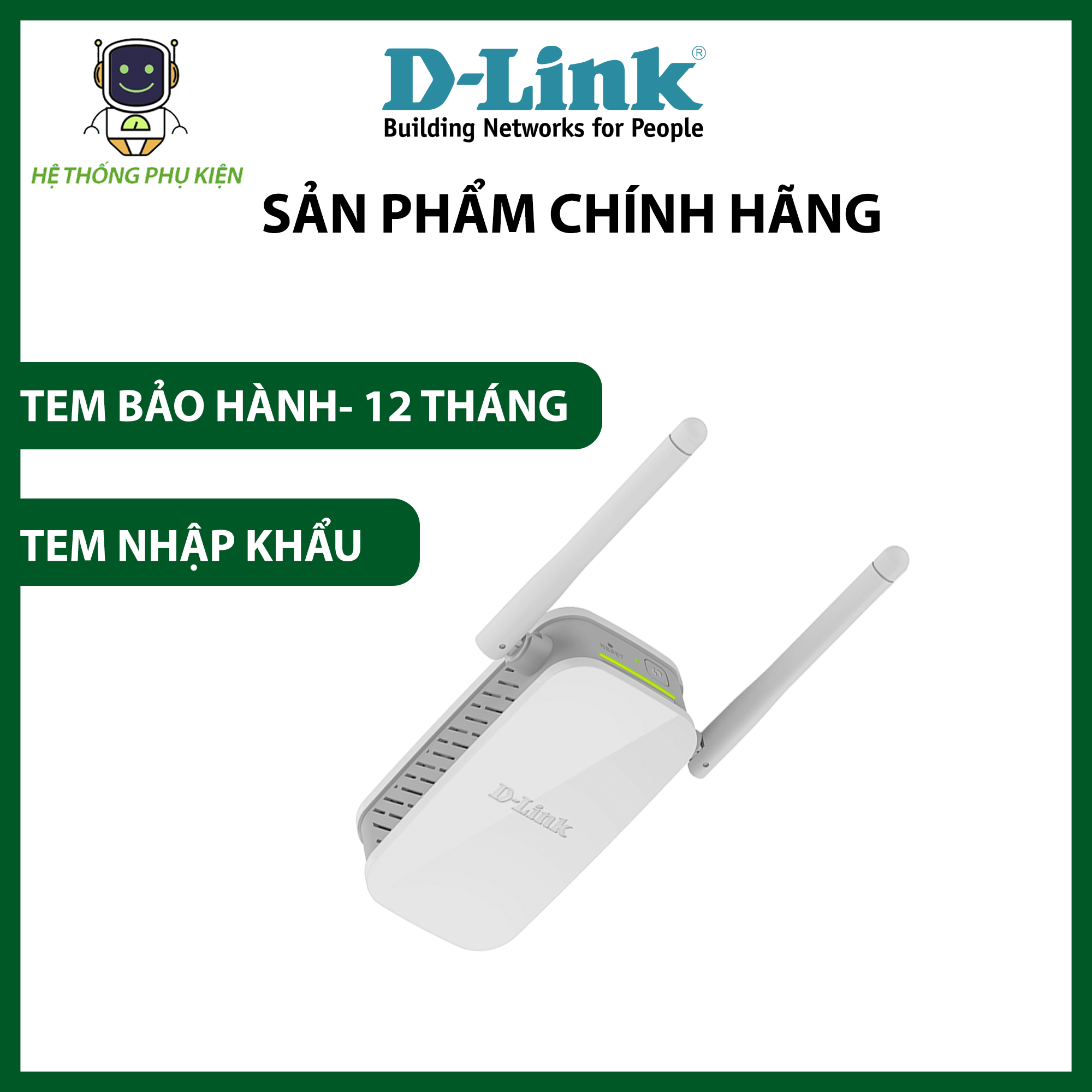 Bộ Kích Sóng Wifi Repeater 300Mbps D-Link DAP-1325- Hàng Chính Hãng